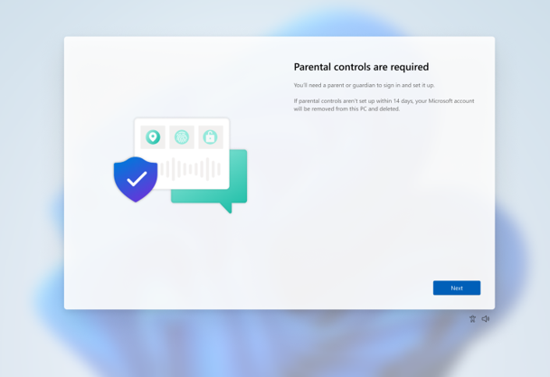 Image of Family Safety built into Windows