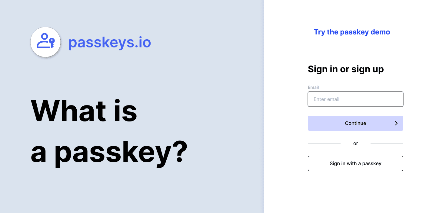 www.passkeys.io