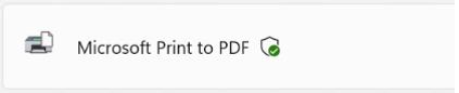 New Windows Protected Print Mode icon.