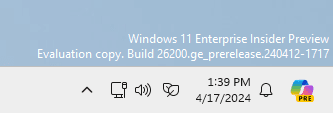 Energy saver icon shown on the system tray for PCs that do not have batteries.