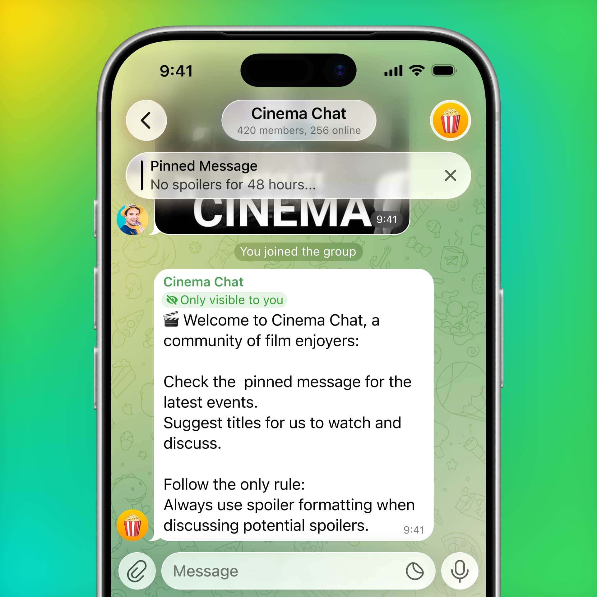 Welcome Messages