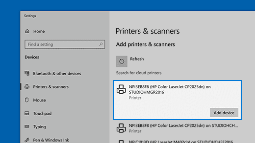 Add a printer