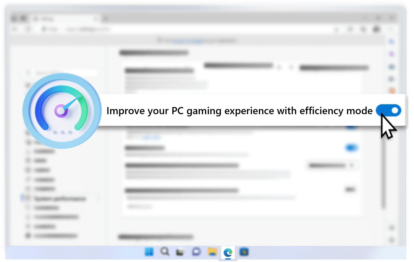 Microsoft Edge new Efficiency mode setting 