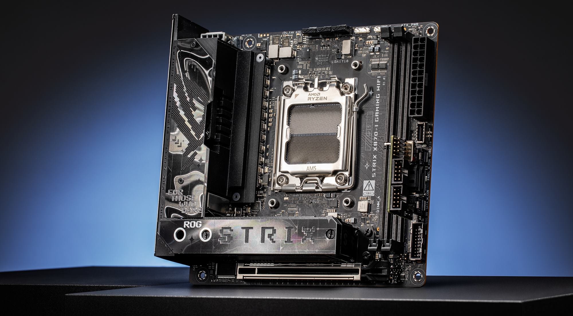 The ROG Strix Z890-I Gaming WiFi motherboard 
