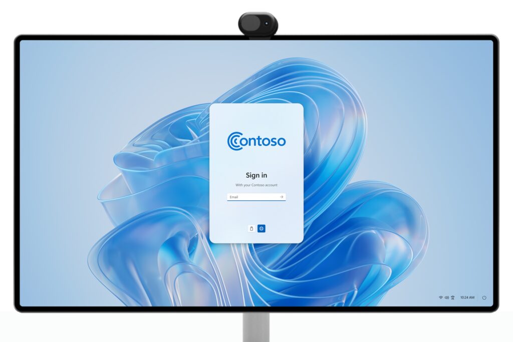 Sign-in screen for a fictitious company.