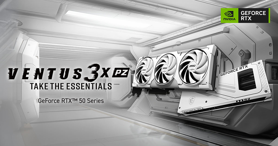 GeForce RTX™ 5070 Ti 16G VENTUS 3X PZ Series