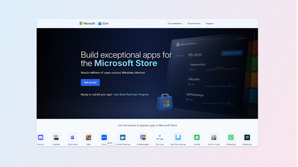 Screenshot from the Microsoft Store.