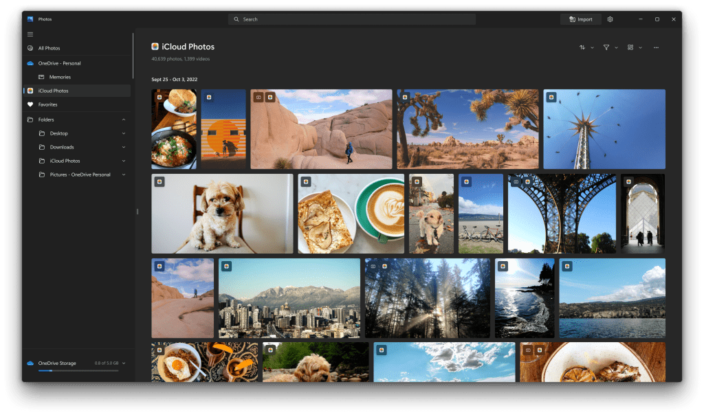 Updated Photos app featuring all-new iCloud Photos integration. 