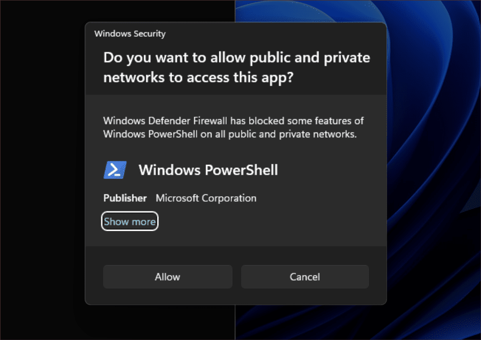 We have updated the Windows Security notification dialogs to match the Windows 11 visuals. We have updated the Windows Security notification dialogs to match the Windows 11 visuals.
