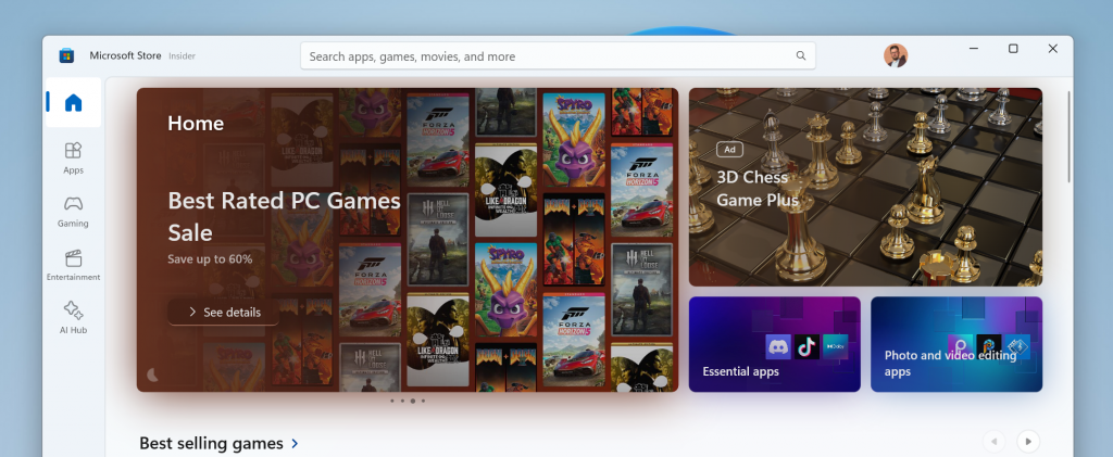 New spotlight design in the Store. New spotlight design in the Store.