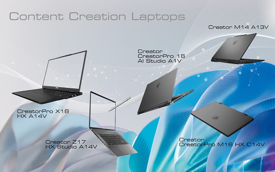 content creation laptops
